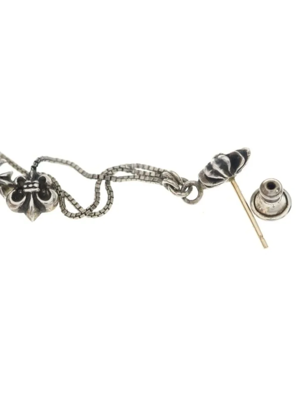 Chrome Hearts Jojo PST Pls L Jojoearrings for Right Ear Silver Earring